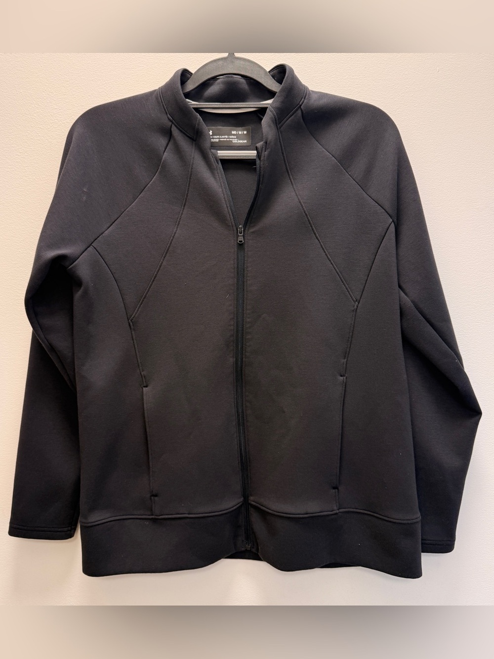Under Armour Black ColdGear Full-Zip Hoodie